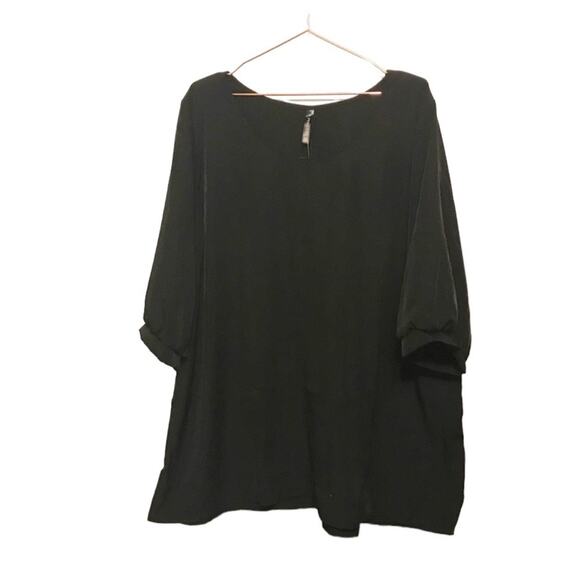 Piphany Cala Bassa Black Tunic Top - Size 2X - New with Tags - Picture 1 of 6